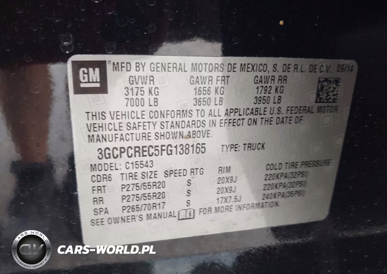 2015 Chevrolet Silverado 1500 1Lt VIN:3GCPCREC5FG138165 - 9