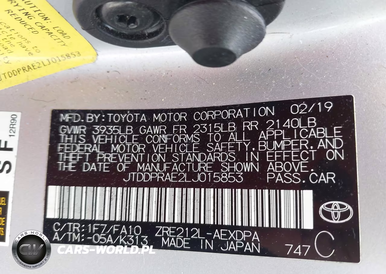 2020 Toyota Corolla L VIN:JTDDPRAE2LJ015853 - 9