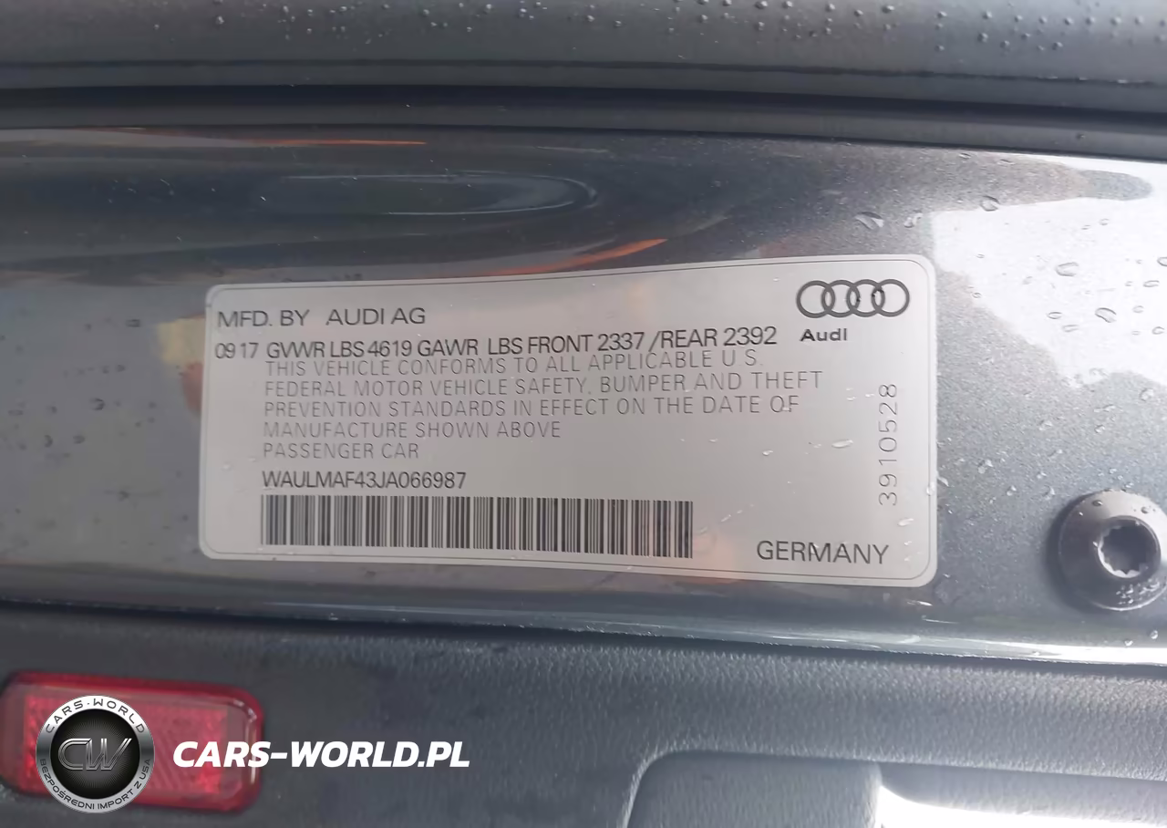 2018 Audi A4 2.0T Tech Ultra Premium-2.0T Ultra Premium VIN:WAULMAF43JA066987 - 9