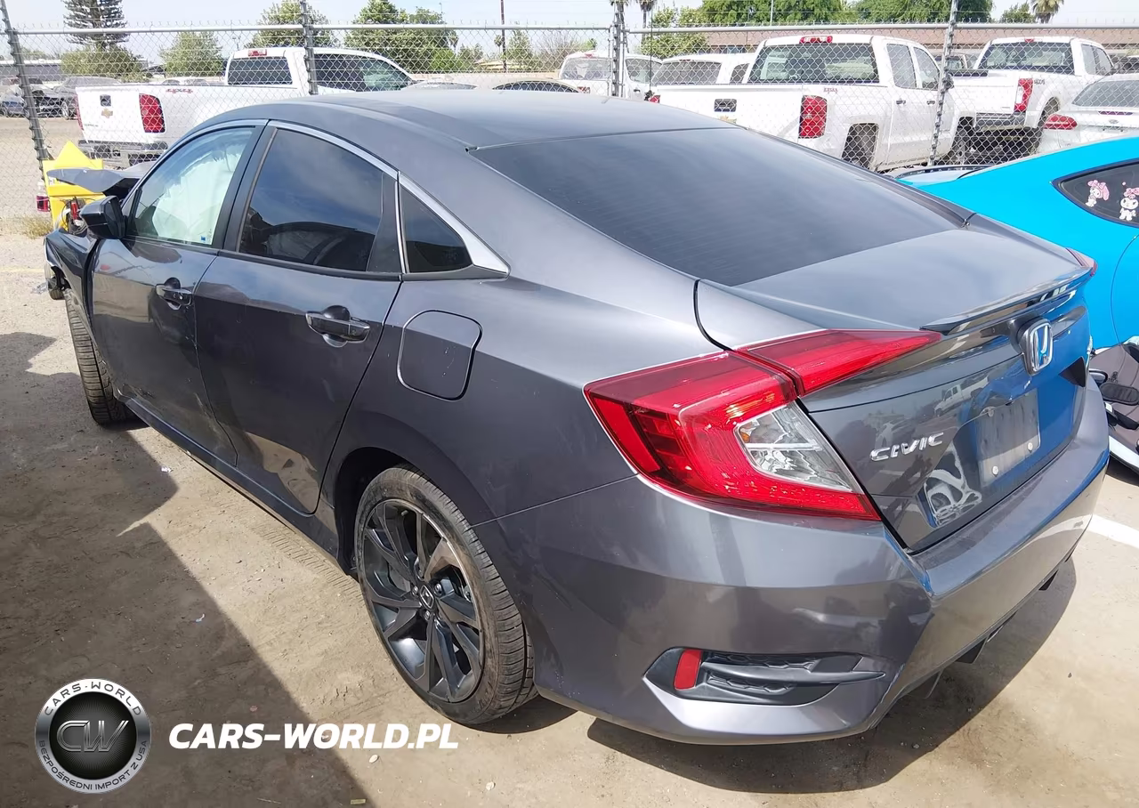 2020 Honda Civic Sport VIN:2HGFC2F83LH542236 - 3