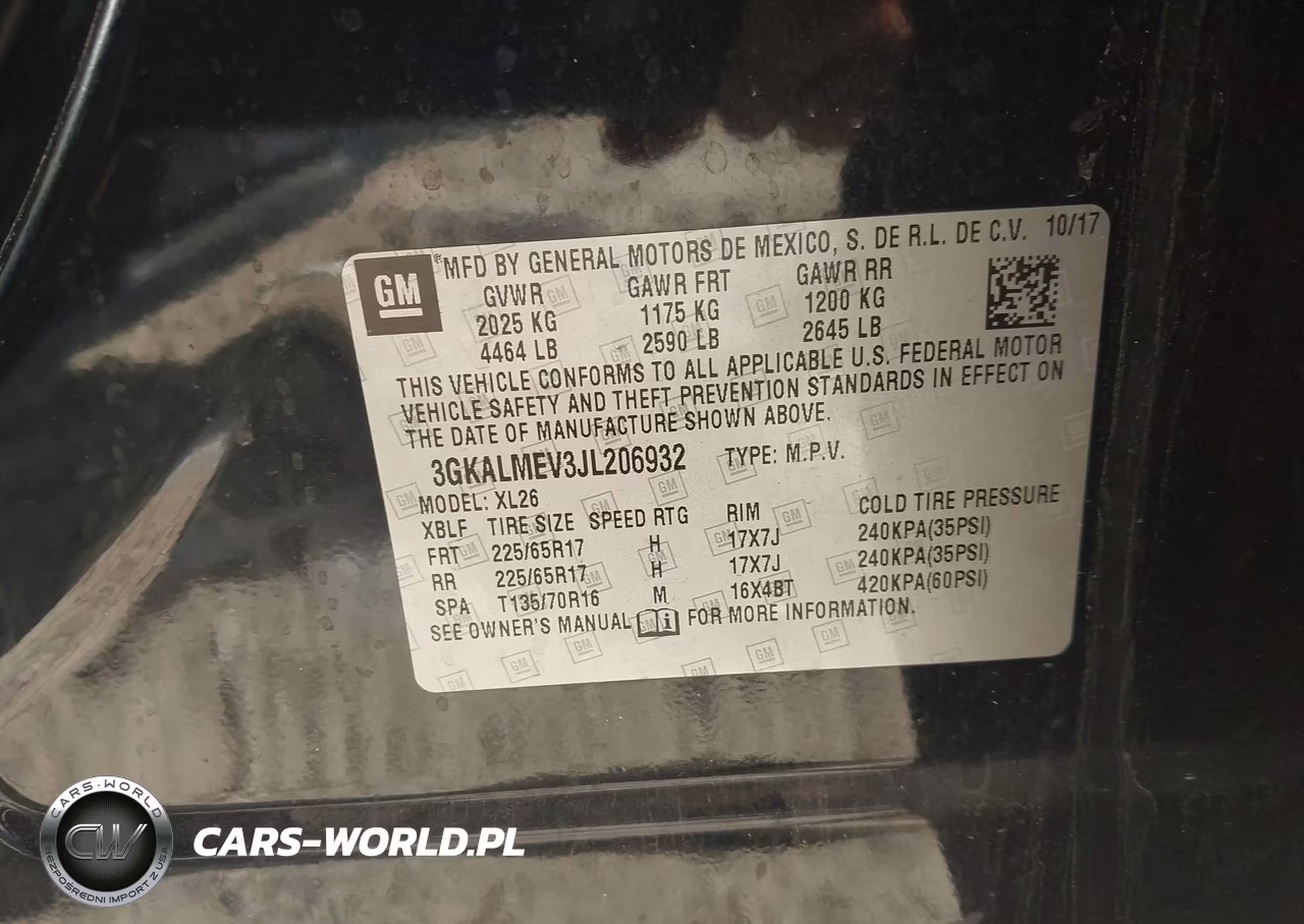 2018 GMC Terrain Sle VIN:3GKALMEV3JL206932 - 9