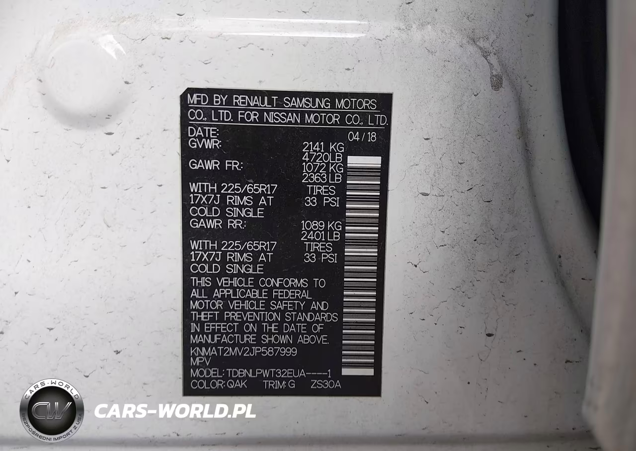 2018 Nissan Rogue S VIN:KNMAT2MV2JP587999 - 9
