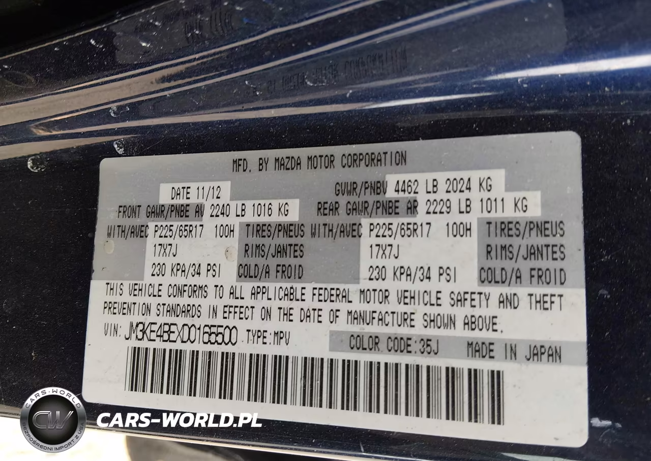2013 Mazda Cx-5 Sport VIN:JM3KE4BEXD0165500 - 9