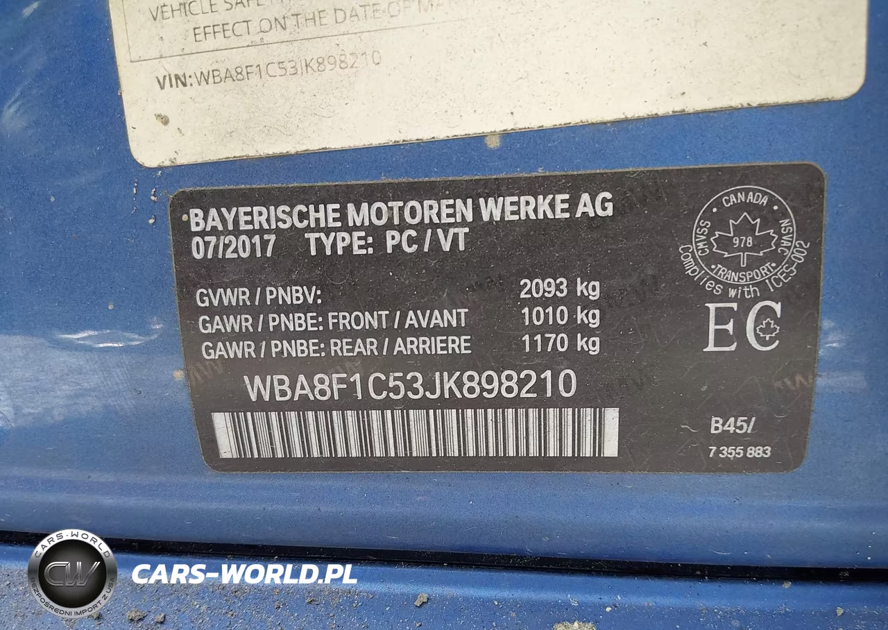 2018 BMW 328D xDrive VIN:WBA8F1C53JK898210 - 9