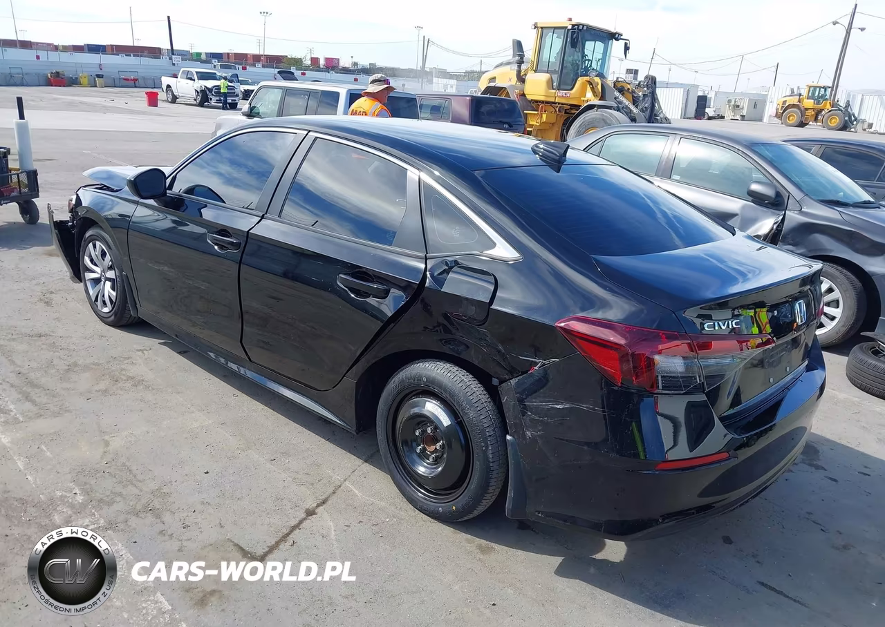 2025 Honda Civic Lx VIN:2HGFE2F26SH502611 - 3