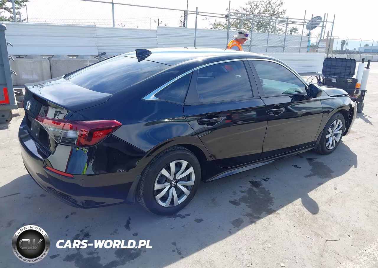 2025 Honda Civic Lx VIN:2HGFE2F26SH502611 - 4