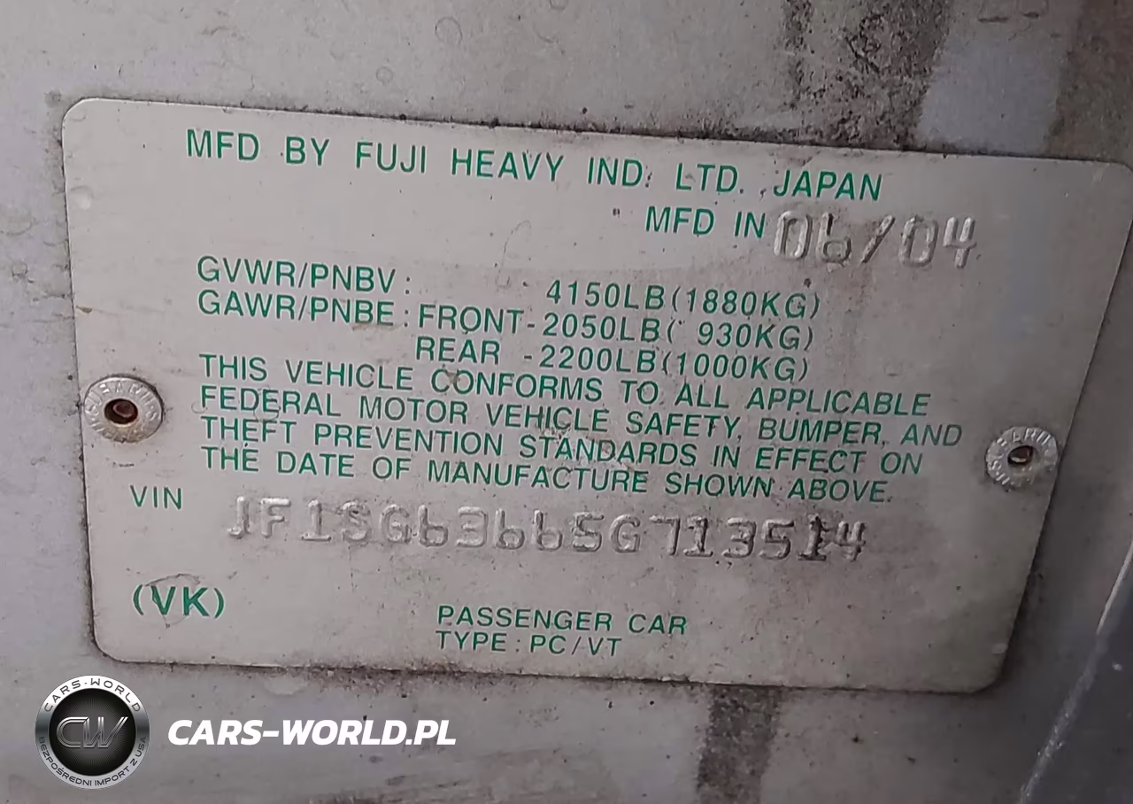 2005 Subaru Forester 2.5X VIN:JF1SG63665G713514 - 9
