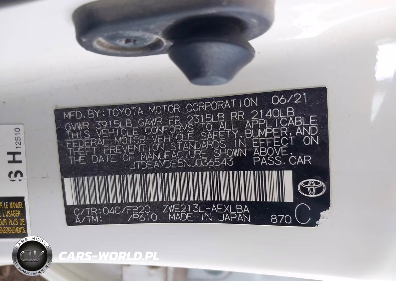 2022 Toyota Corolla Hybrid Le VIN:JTDEAMDE5NJ036543 - 9