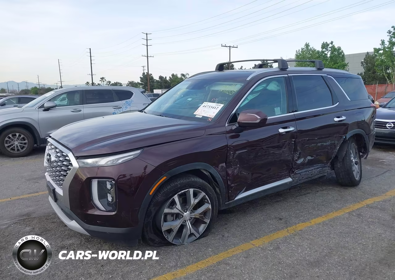 2022 Hyundai Palisade Sel VIN:KM8R44HE4NU370351 - 2