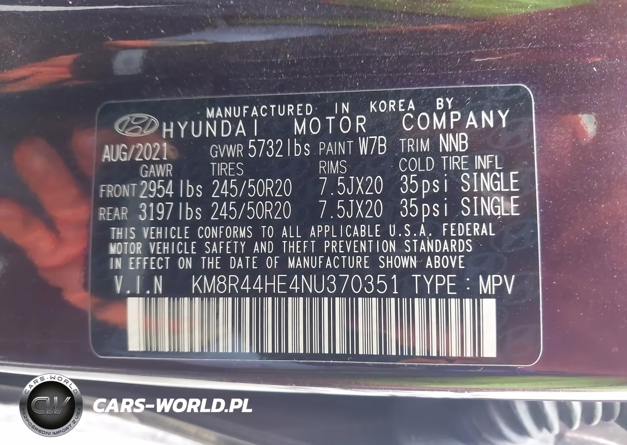 2022 Hyundai Palisade Sel VIN:KM8R44HE4NU370351 - 9