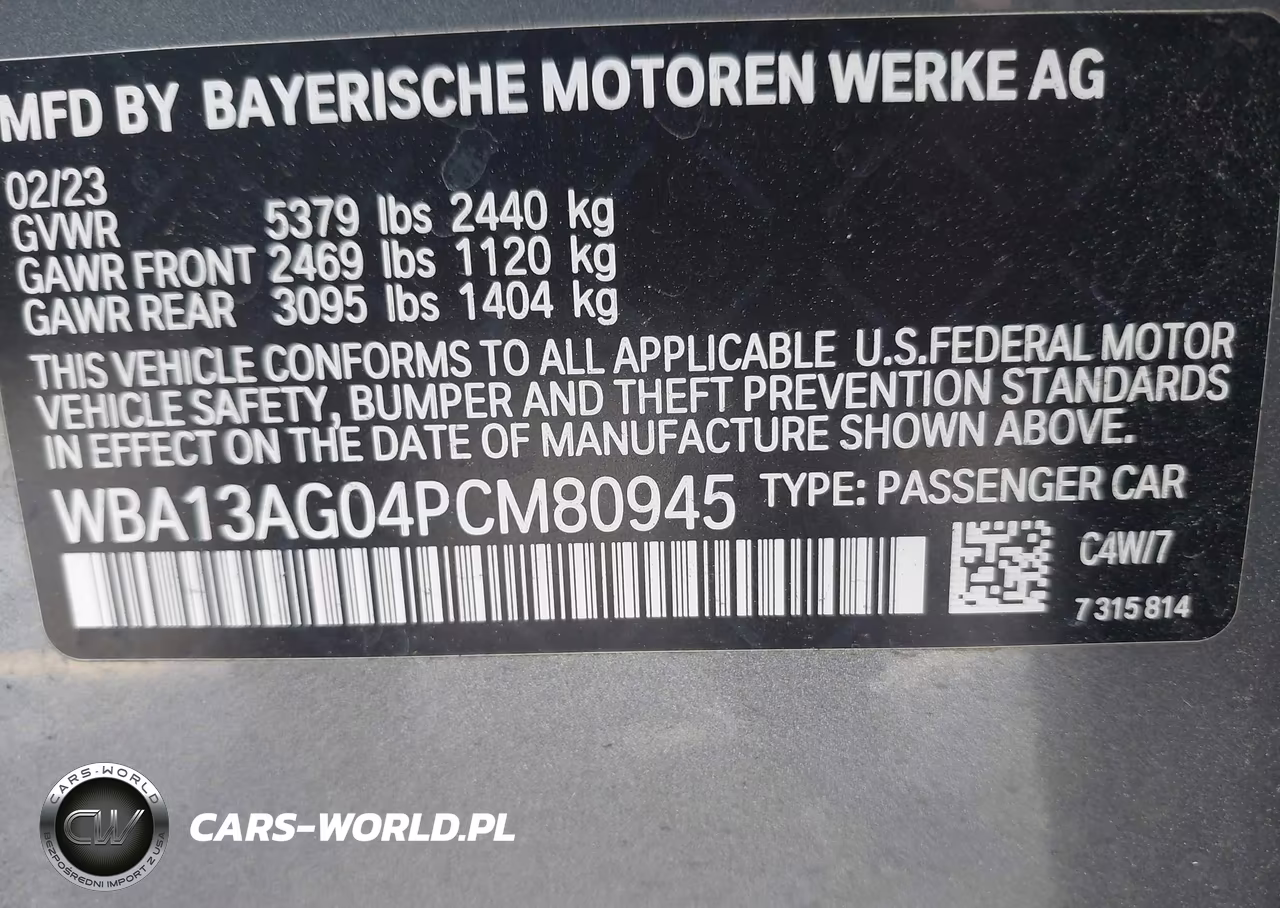 2023 BMW 530E VIN:WBA13AG04PCM80945 - 9