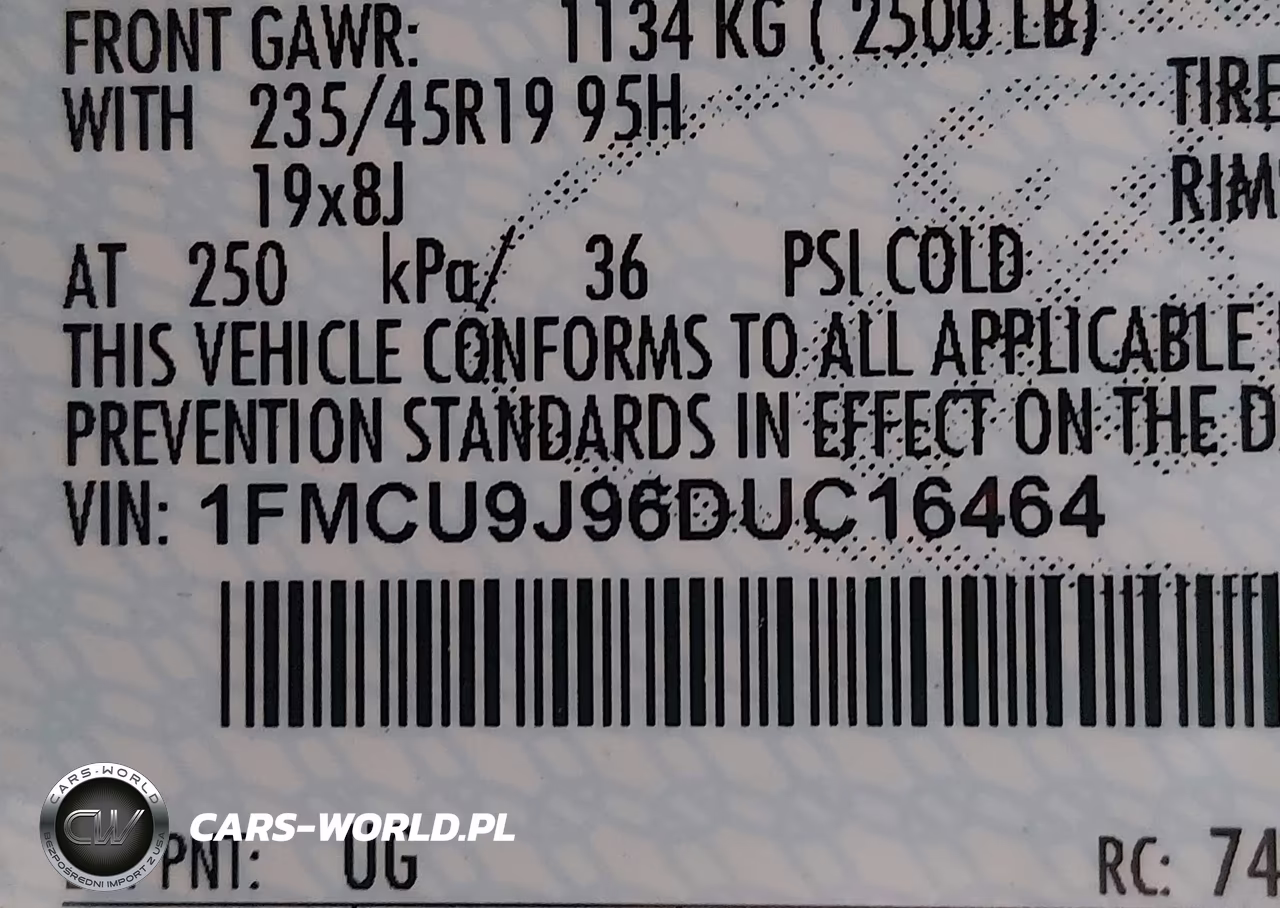 2013 Ford Escape Titanium VIN:1FMCU9J96DUC16464 - 9