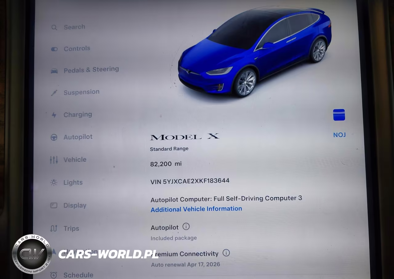 2019 Tesla Model X 100D-75D-Long Range VIN:5YJXCAE2XKF183644 - 7