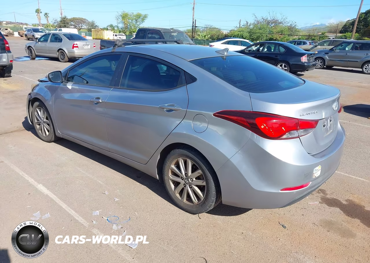 2015 Hyundai Elantra Se VIN:5NPDH4AE1FH640192 - 3