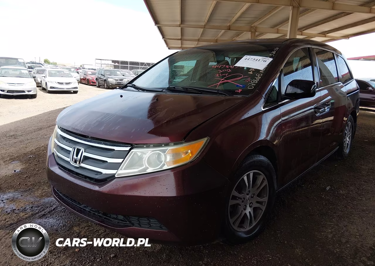 2012 Honda Odyssey Ex-L VIN:5FNRL5H63CB078668 - 2