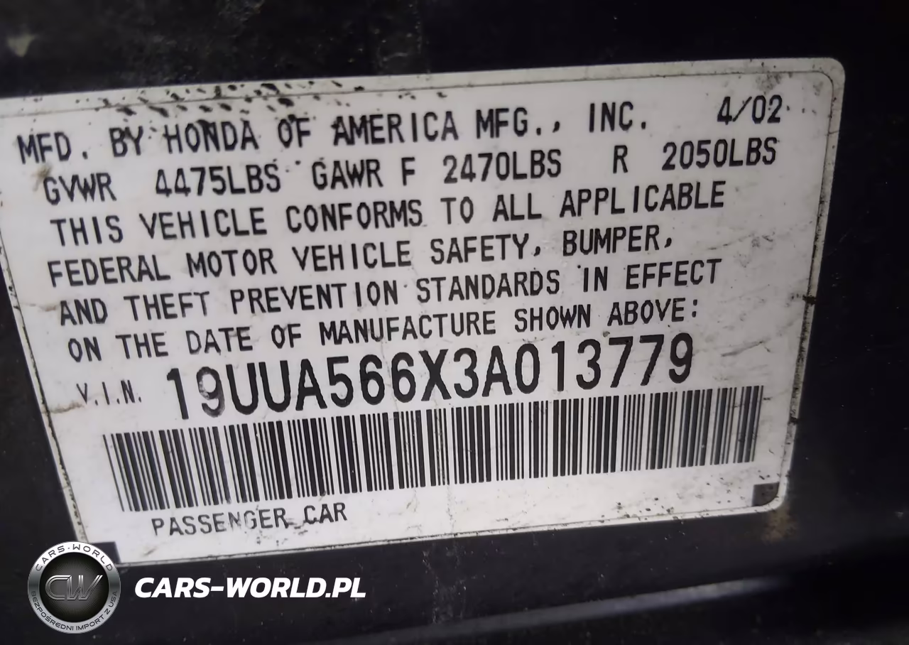 2003 Acura Tl 3.2 VIN:19UUA566X3A013779 - 9