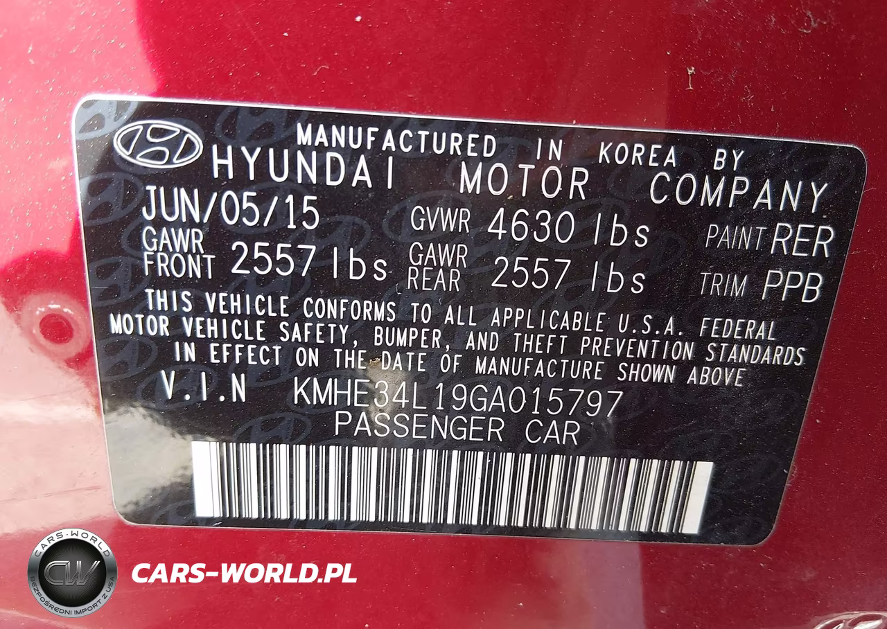2016 Hyundai Sonata Hybrid Limited VIN:KMHE34L19GA015797 - 9
