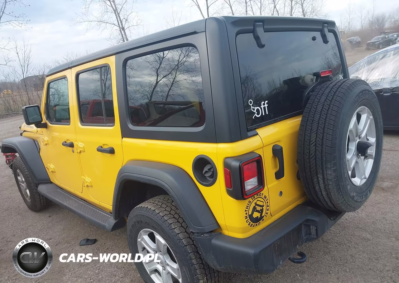2018 Jeep Wrangler Unlimited Sport S 4X4 VIN:1C4HJXDG1JW318370 - 3