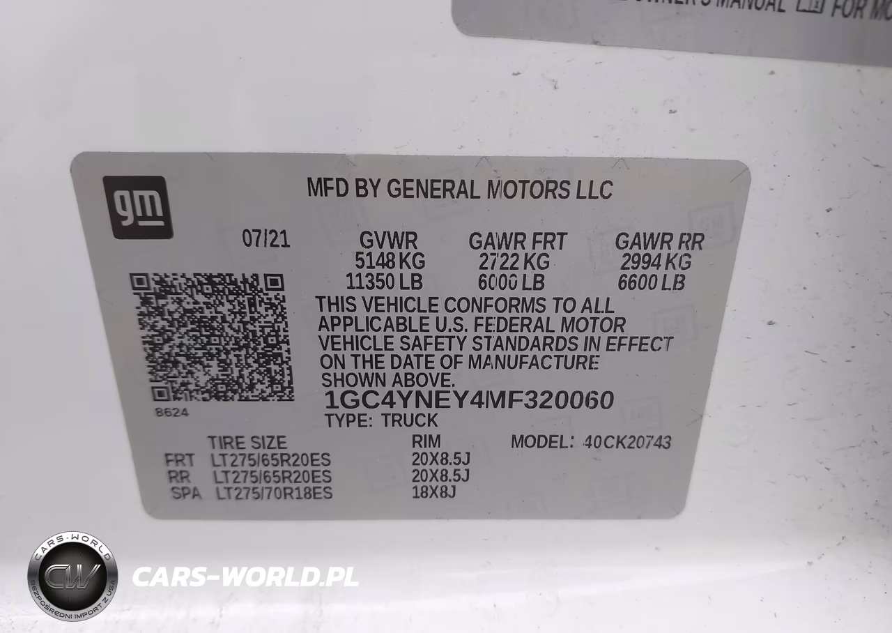 2021 Chevrolet Silverado 2500Hd 4Wd Standard Bed Lt VIN:1GC4YNEY4MF320060 - 9