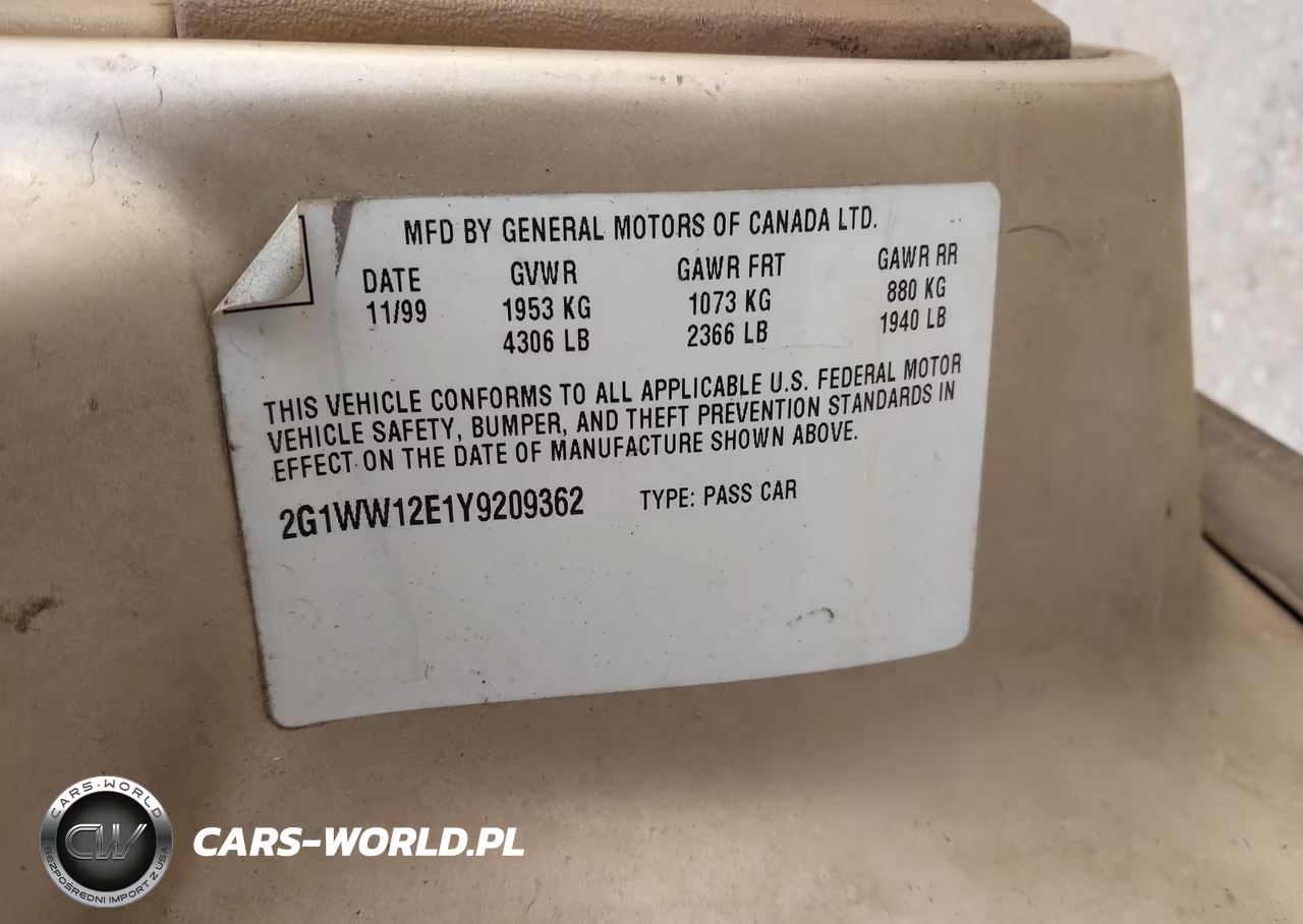 2000 Chevrolet Monte Carlo Ls VIN:2G1WW12E1Y9209362 - 9