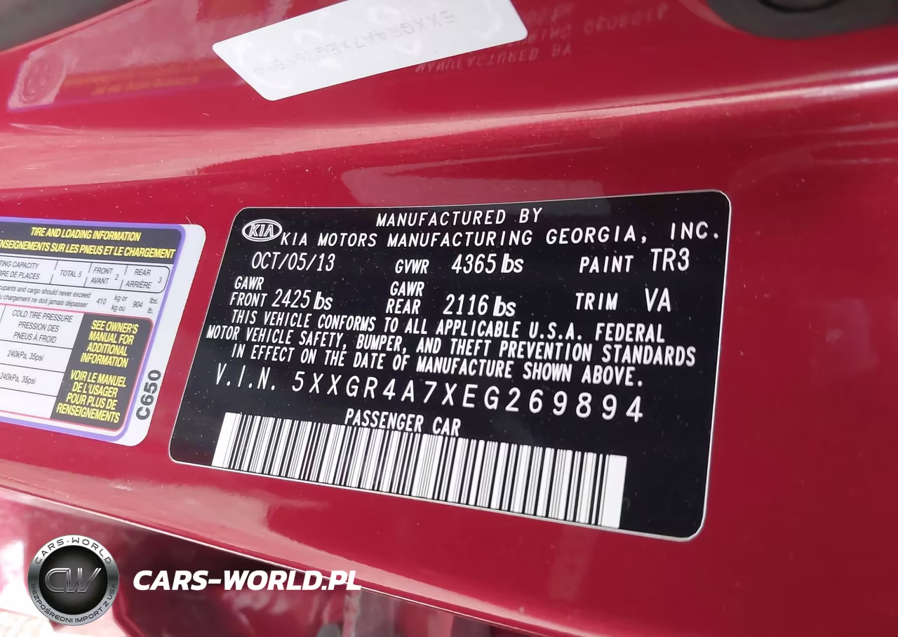 2014 Kia Optima Sx VIN:5XXGR4A7XEG269894 - 9