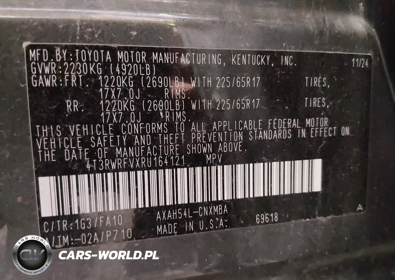 2024 Toyota Rav4 Hybrid Xle VIN:4T3RWRFVXRU164121 - 9