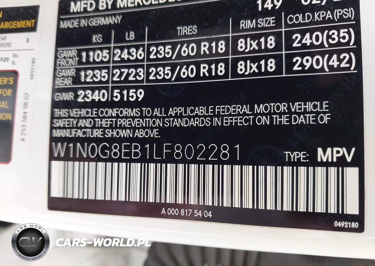 2020 Mercedes-Benz Glc 300 4Matic VIN:W1N0G8EB1LF802281 - 9