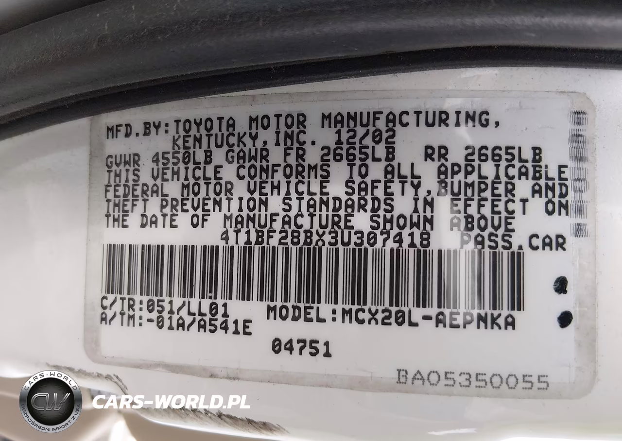 2003 Toyota Avalon Xl VIN:4T1BF28BX3U307418 - 9