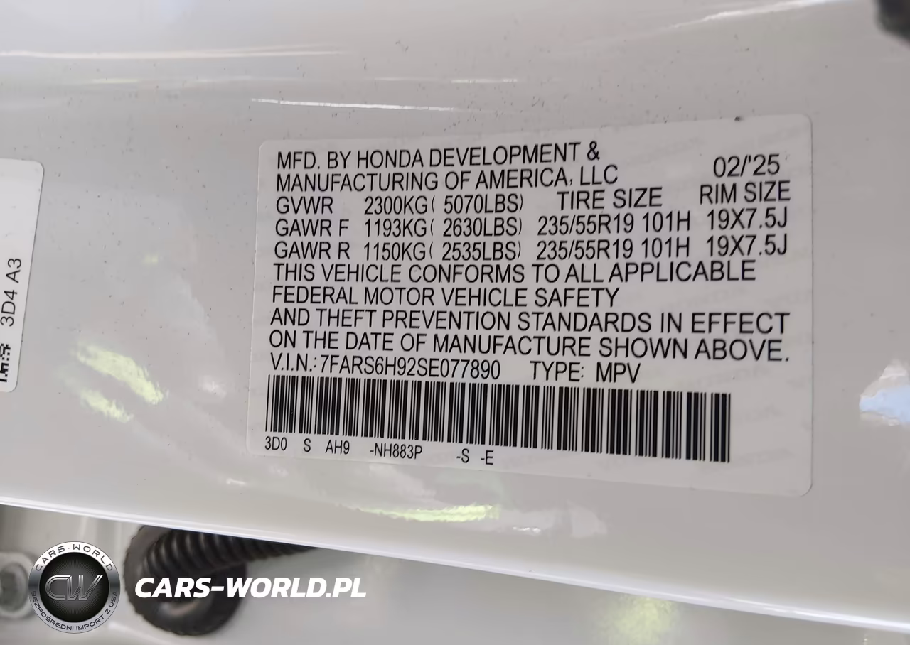 2025 Honda Cr-V Hybrid Sport Touring VIN:7FARS6H92SE077890 - 9