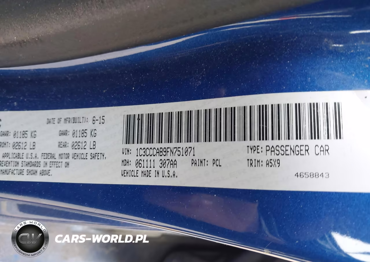 2015 Chrysler 200 Limited VIN:1C3CCCAB9FN751071 - 9