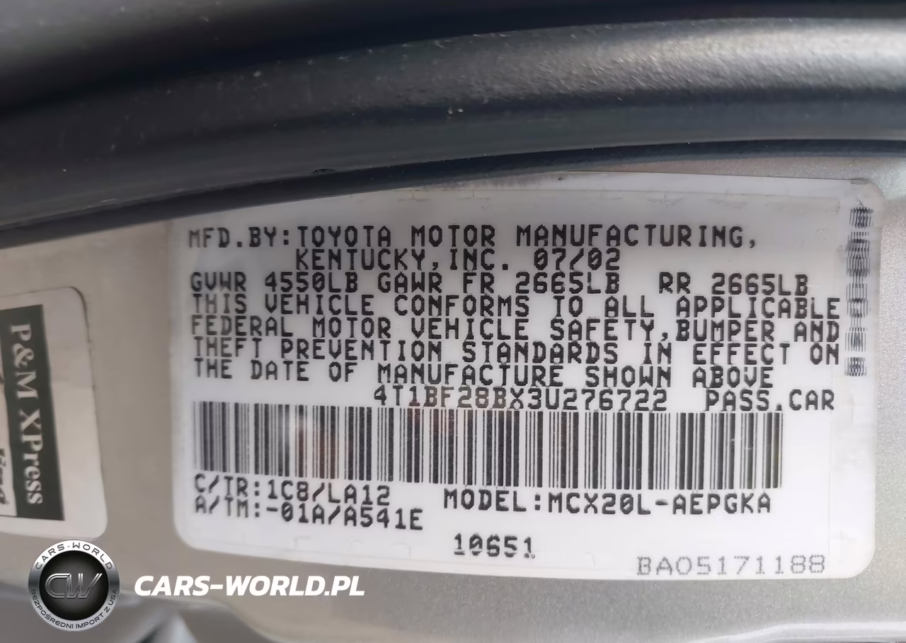 2003 Toyota Avalon Xls VIN:4T1BF28BX3U276722 - 9