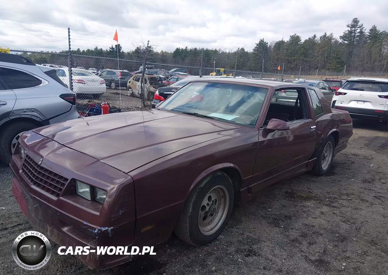 1986 Chevrolet Monte Carlo VIN:1G1GZ37G1GR199776 - 2