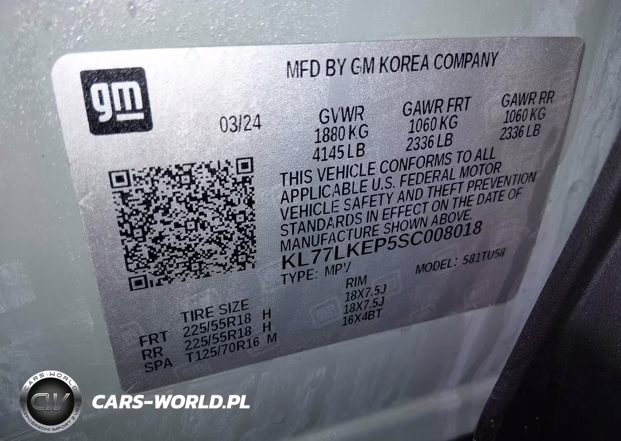 2025 Chevrolet Trax Fwd Activ VIN:KL77LKEP5SC008018 - 9