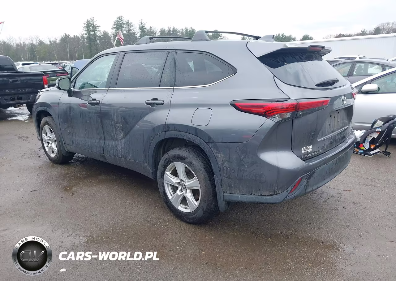 2021 Toyota Highlander Le VIN:5TDBZRBH5MS554160 - 3