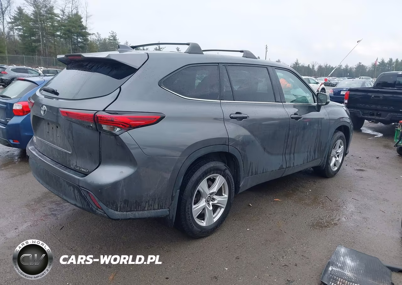 2021 Toyota Highlander Le VIN:5TDBZRBH5MS554160 - 4