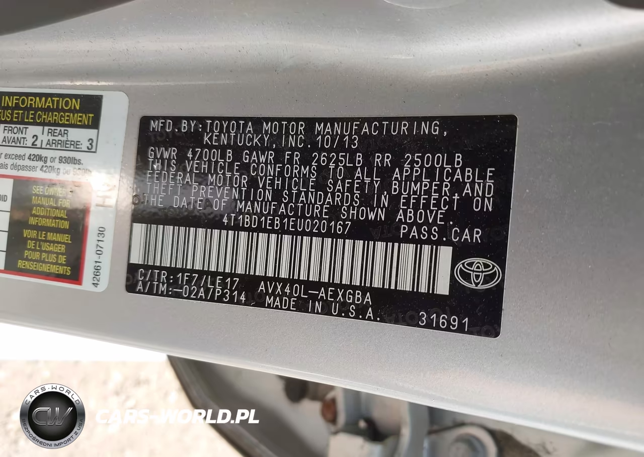 2014 Toyota Avalon Hybrid Xle Touring VIN:4T1BD1EB1EU020167 - 9