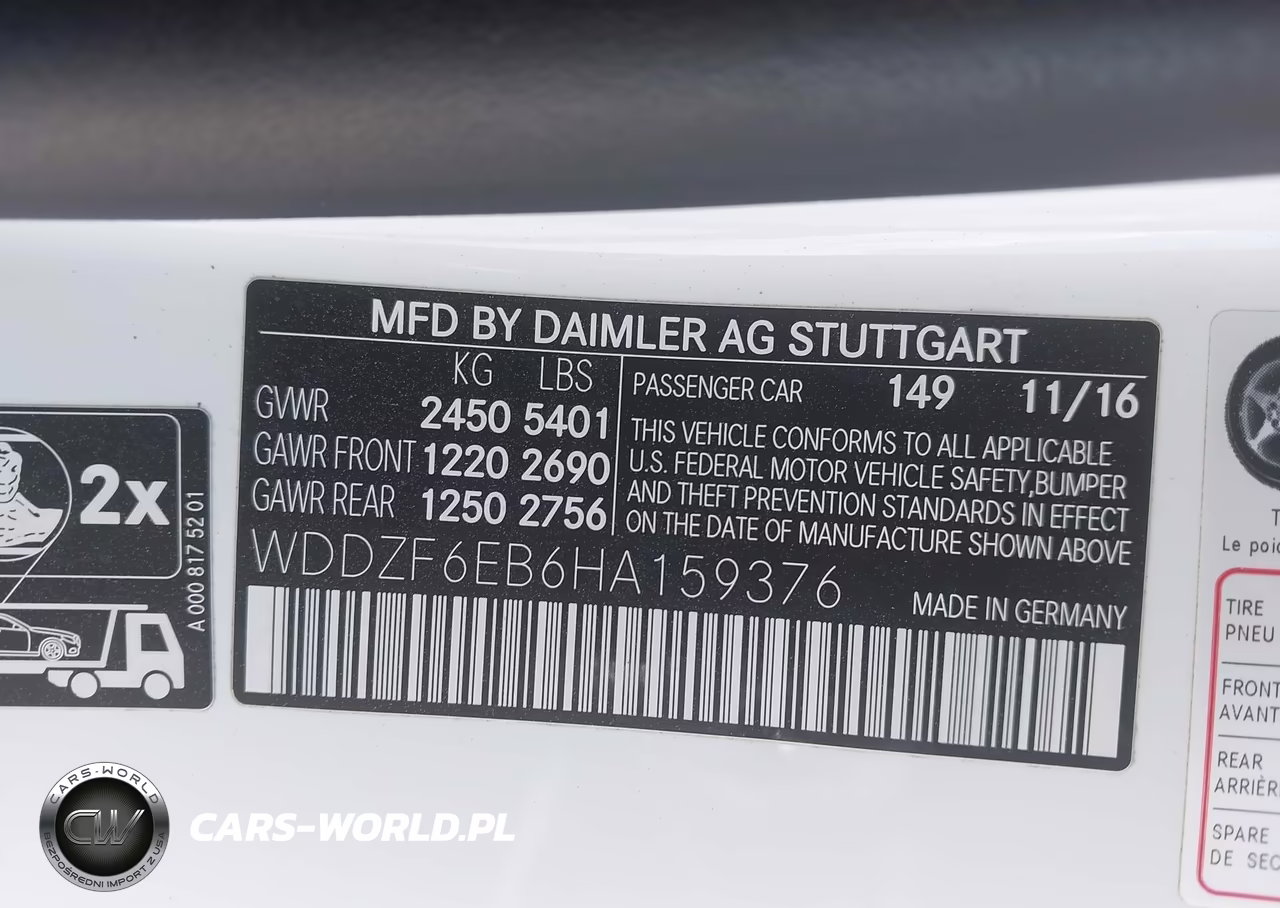 2017 Mercedes-Benz Amg E 43 4Matic VIN:WDDZF6EB6HA159376 - 9