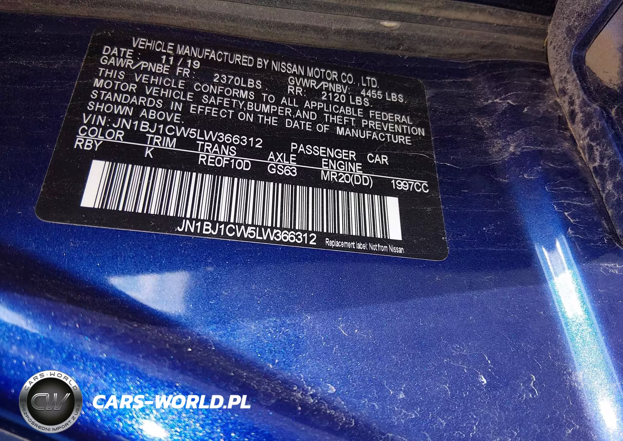 2020 Nissan Rogue Sport Sv Awd Xtronic Cvt VIN:JN1BJ1CW5LW366312 - 9