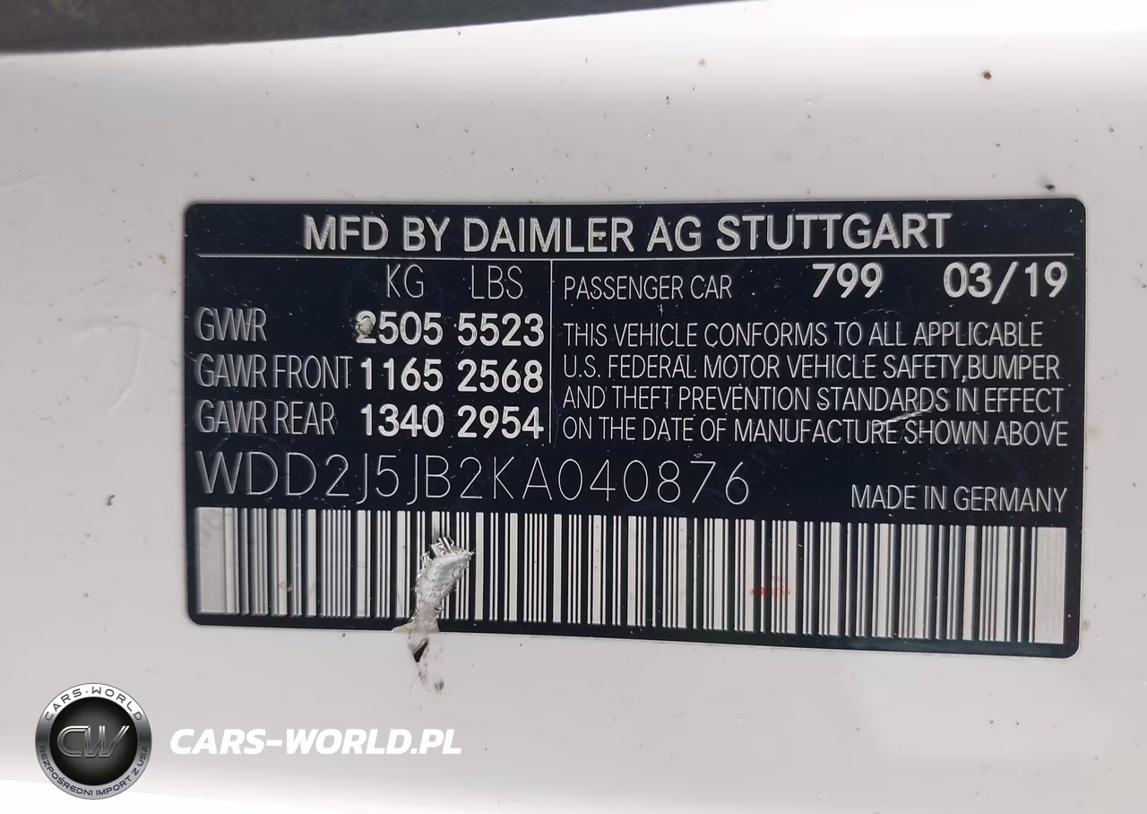 2019 Mercedes-Benz Cls 450 VIN:WDD2J5JB2KA040876 - 9