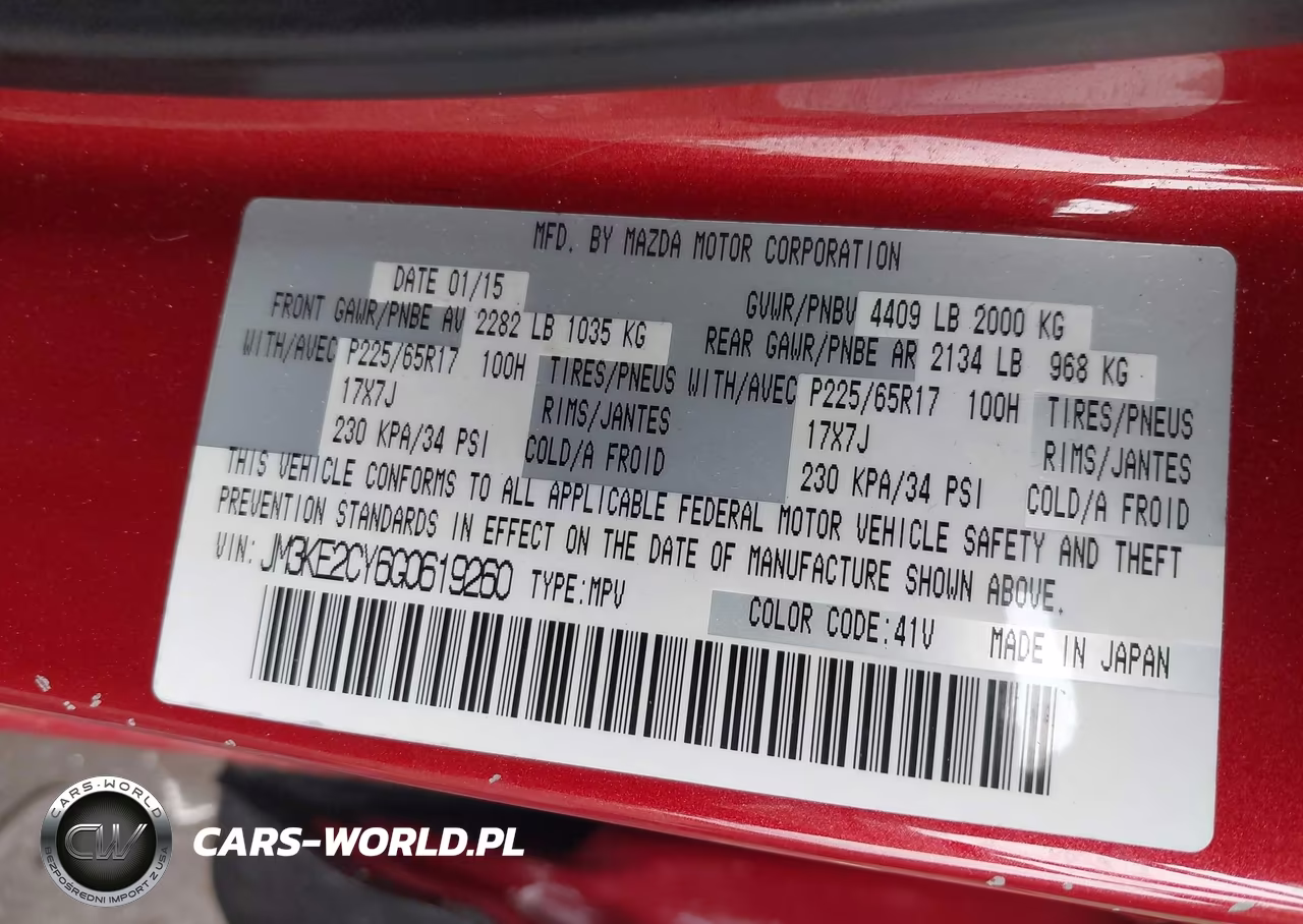 2016 Mazda Cx-5 Touring VIN:JM3KE2CY6G0619260 - 9