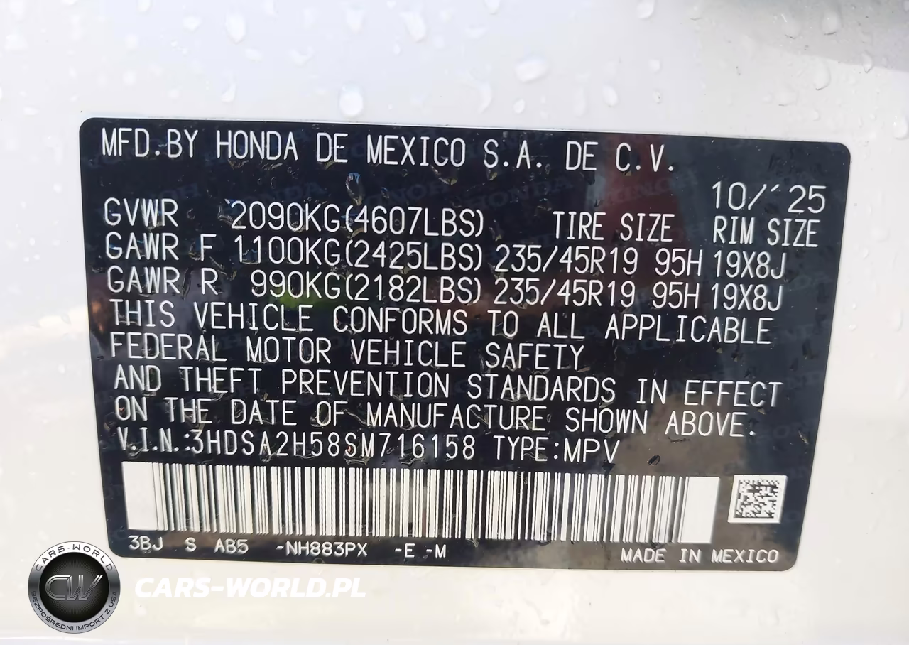 2025 Acura Adx A-Spec VIN:3HDSA2H58SM716158 - 9