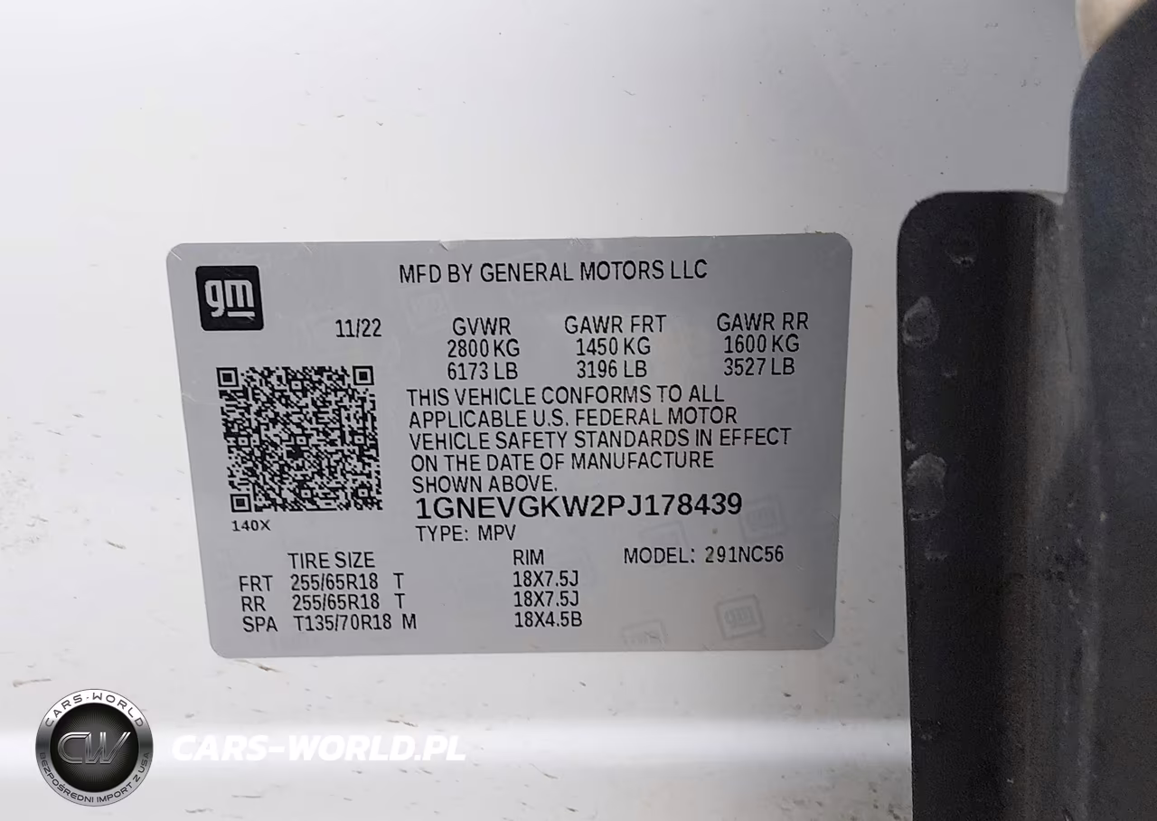 2023 Chevrolet Traverse Awd Lt Cloth VIN:1GNEVGKW2PJ178439 - 9
