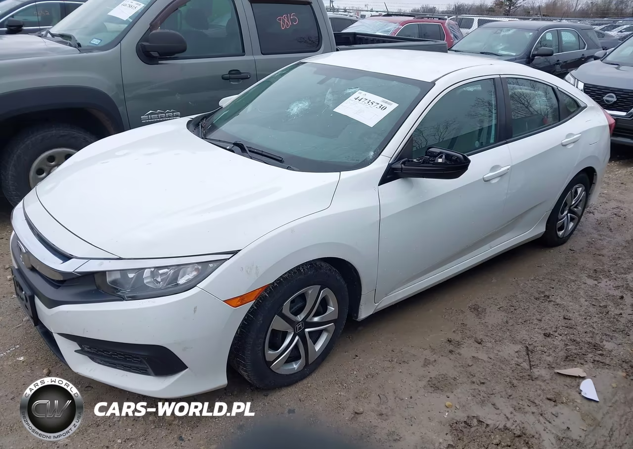 2017 Honda Civic Lx VIN:19XFC2F55HE063016 - 2