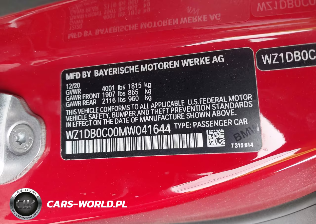 2021 Toyota Gr Supra 3.0 Premium VIN:WZ1DB0C00MW041644 - 9