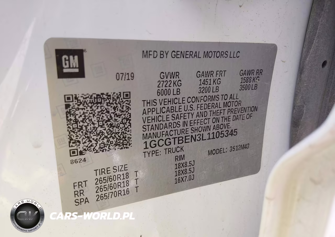 2020 Chevrolet Colorado 4Wd Short Box Wt VIN:1GCGTBEN3L1105345 - 9