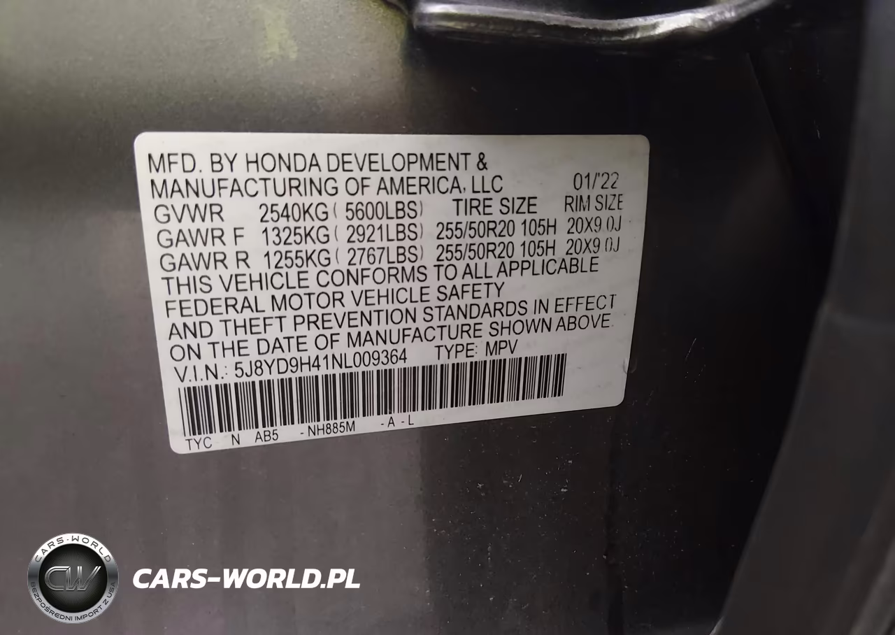 2022 Acura Mdx Technology Package VIN:5J8YD9H41NL009364 - 9