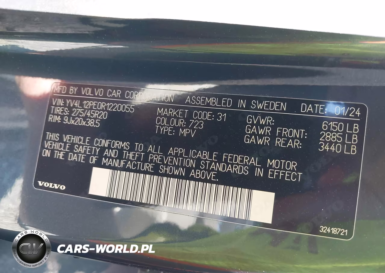 2024 Volvo Xc90 B5 Plus Bright Theme VIN:YV4L12PE0R1220055 - 9