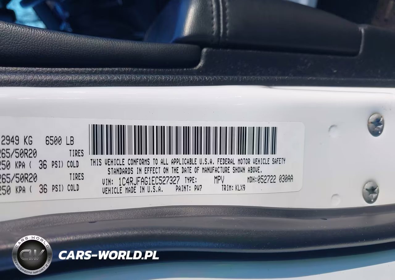 2014 Jeep Grand Cherokee Altitude VIN:1C4RJFAG1EC527327 - 9