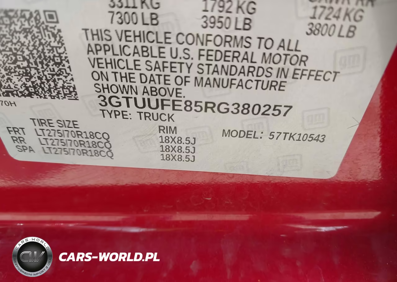 2024 GMC Sierra 1500 VIN:3GTUUFE85RG380257 - 9
