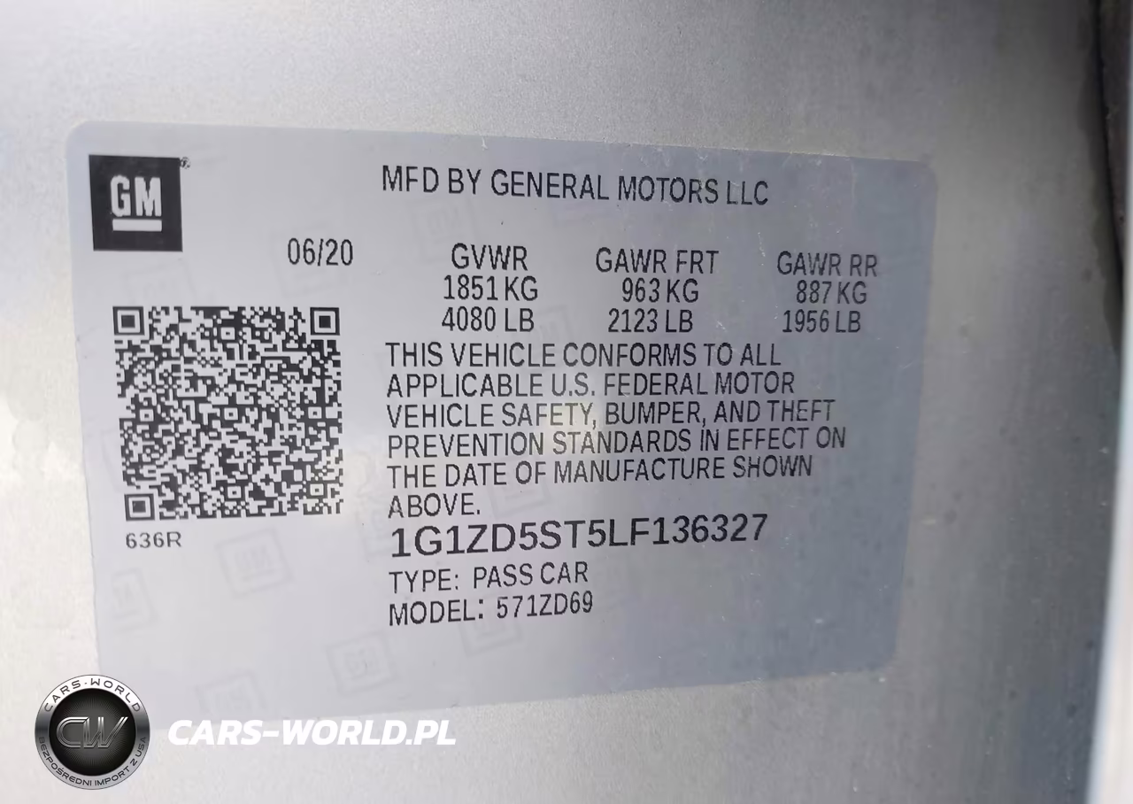2020 Chevrolet Malibu Fwd Lt VIN:1G1ZD5ST5LF136327 - 9